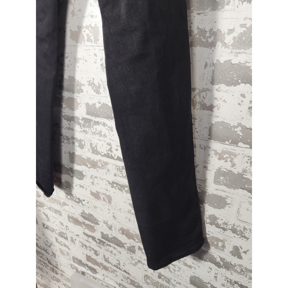 Frost Origs Distressed Patchwork Jeans Mens 32 Black Ripped Streetwear Urban - Picture 9 of 16